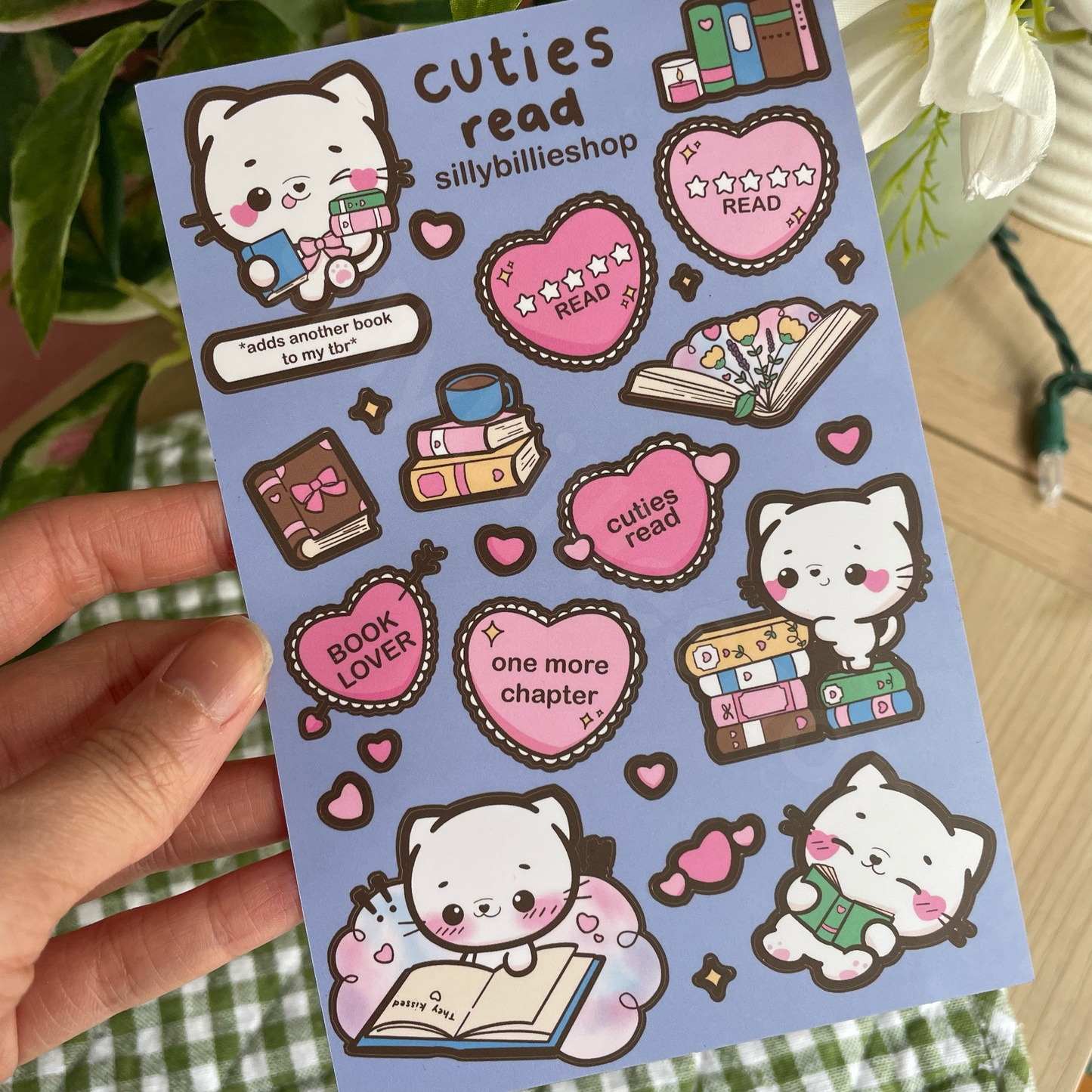 Cuties Read Sticker Sheet
