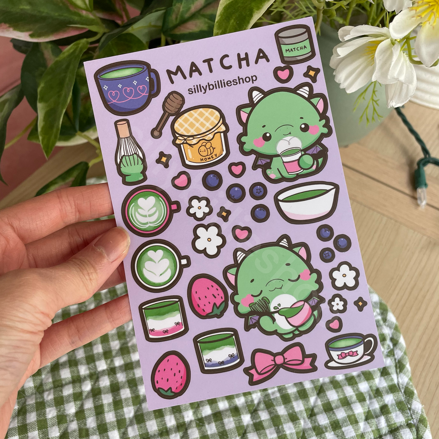 Matcha Sticker Sheet