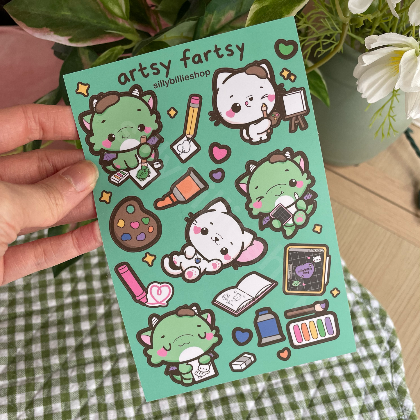 Artsy Fartsy Sticker Sheet